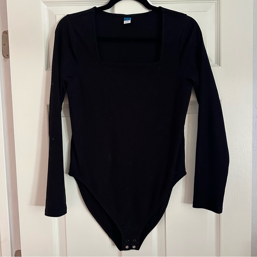 Old Navy Square Neck Ribbed Bodysuit